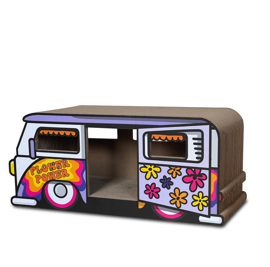 Hippie - Camper XXL - Designer Kratzmöbel von kellerkatze