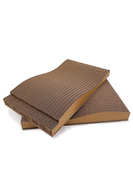 Wechselpappe in L - Form (für Woodwave) - Designer Kratzmöbel von kellerkatze