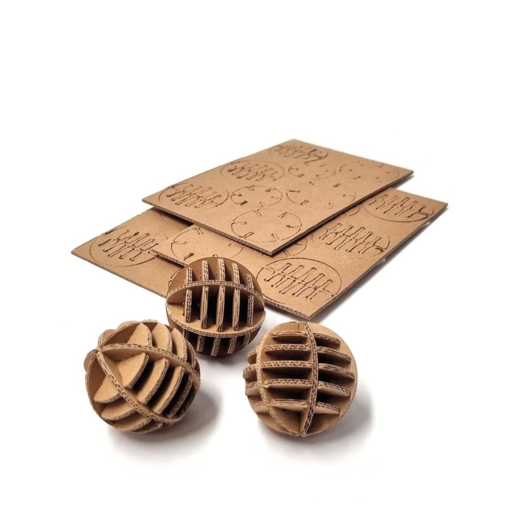 DIY Spielbälle für Katzen (3er - Set) - Designer Kratzmöbel von kellerkatze
