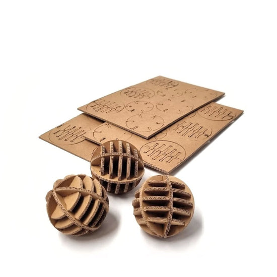 DIY Spielbälle für Katzen (3er - Set) - Designer Kratzmöbel von kellerkatze