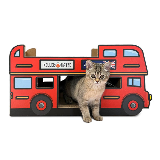 Doppeldecker - Bus - Designer Kratzmöbel von kellerkatze