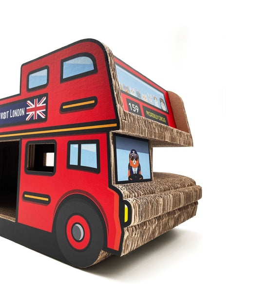 Doppeldecker - Bus - Designer Kratzmöbel von kellerkatze