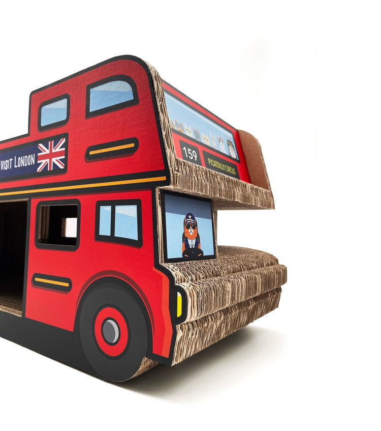 Doppeldecker - Bus - Designer Kratzmöbel von kellerkatze