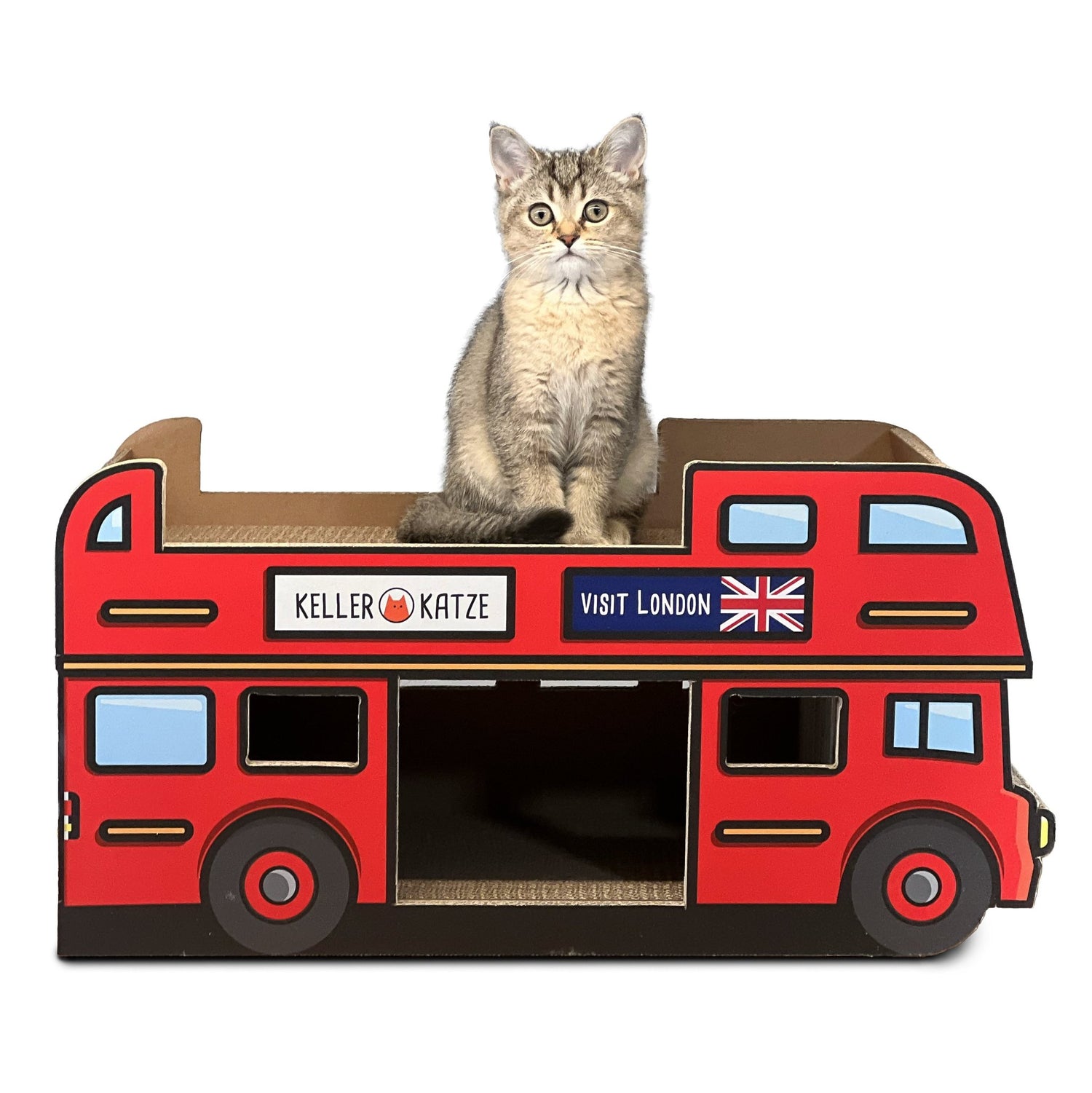Doppeldecker - Bus - Designer Kratzmöbel von kellerkatze