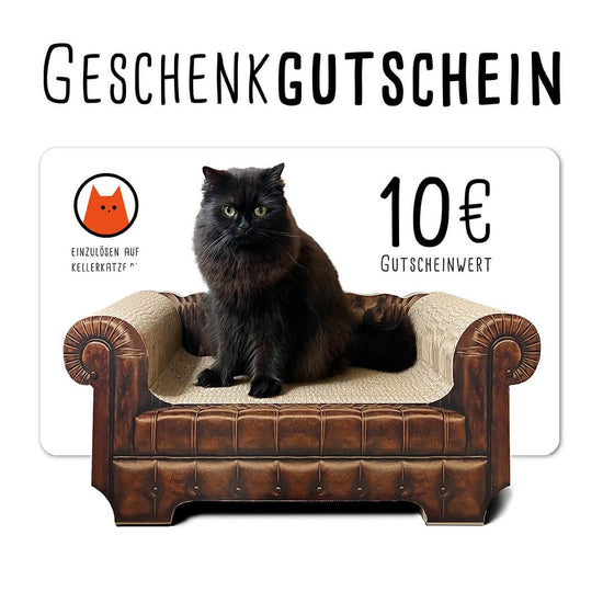 Geschenk Gutschein - Designer Kratzmöbel von kellerkatze