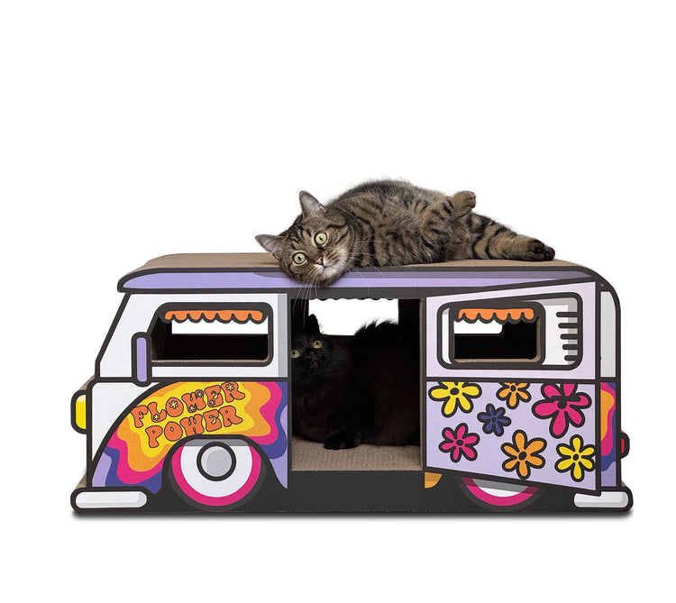 Hippie - Camper XXL - Designer Kratzmöbel von kellerkatze
