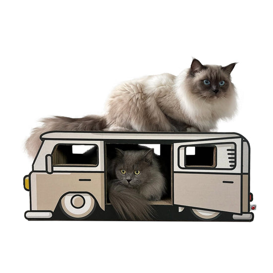KratzCamper „Dream in Cream" - Designer Kratzmöbel von kellerkatze